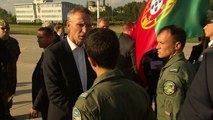 NATO Secretary General thanks Allied pilots and crews during visit to Łask airbase, 06 OCT 2014