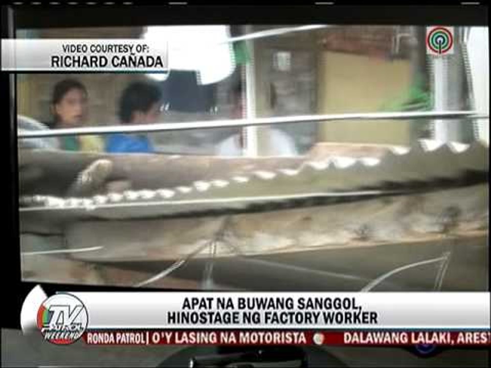 Nang-hostage ng sanggol, bugbog-sarado