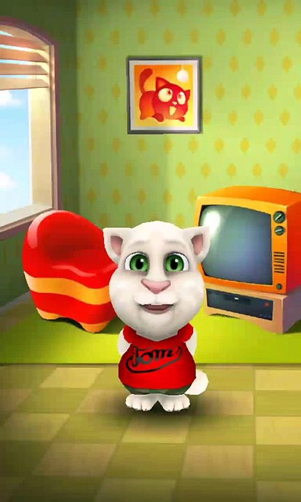 [My Talking Tom]Tom le chat  commence deja trés bien a chanter tal