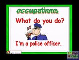 Jobs and Occupations Vocabulary-English for children, ESL Kids Lessons