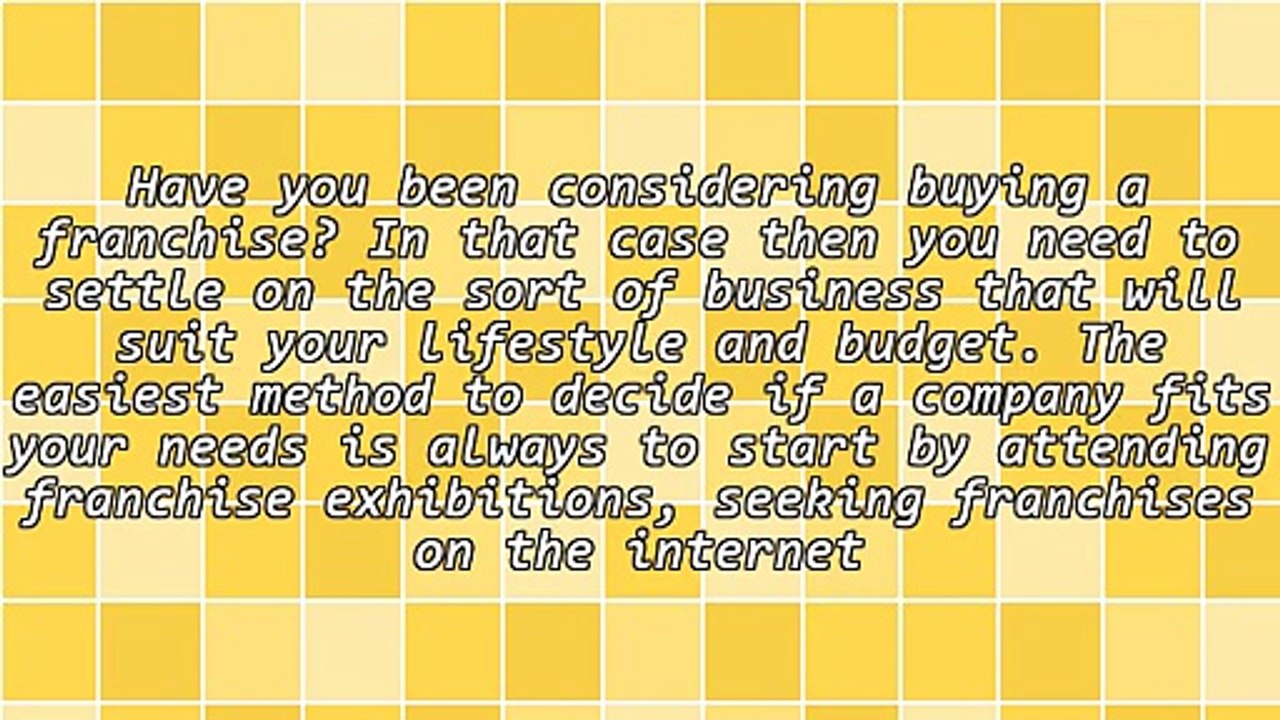 Looking Into A Franchise Business