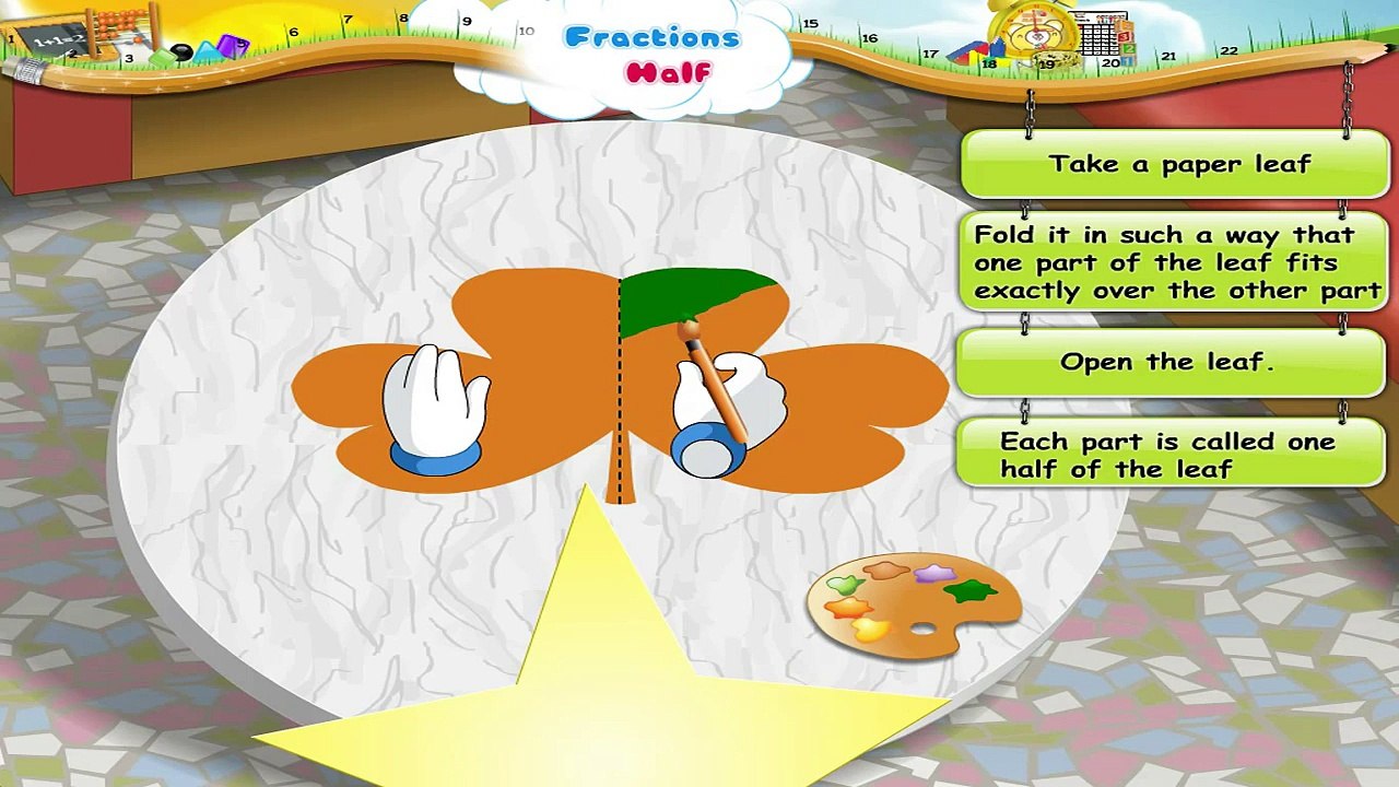 Learn Grade 3 - Maths - Fractions and Half