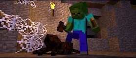 Майнкрафт мульты Скелет и Зомби#1 Minecraft animation