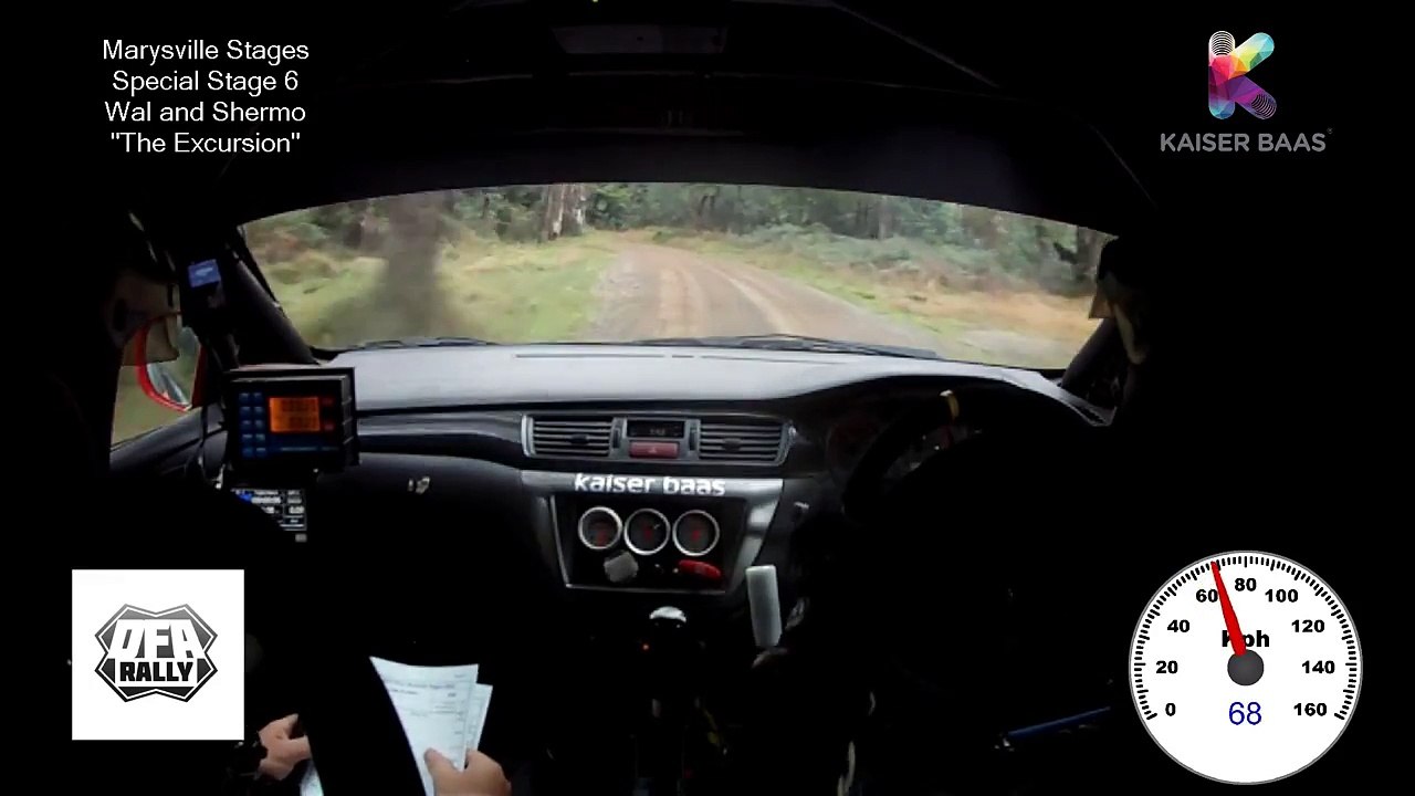 Mitsubishi EVO9 Rally Car crashes through jungle and escapes death