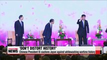 Xi Jinping cautions Japan against attempt to distort history