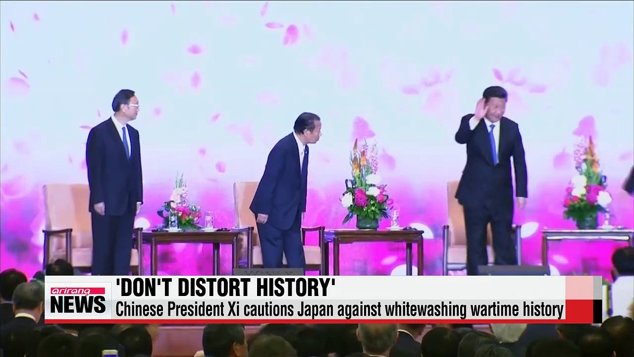 Xi Jinping cautions Japan against attempt to distort history