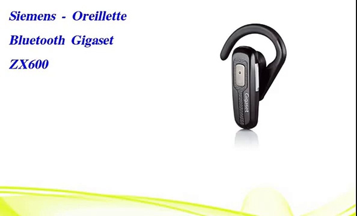 Siemens  Oreillette Bluetooth Gigaset ZX600