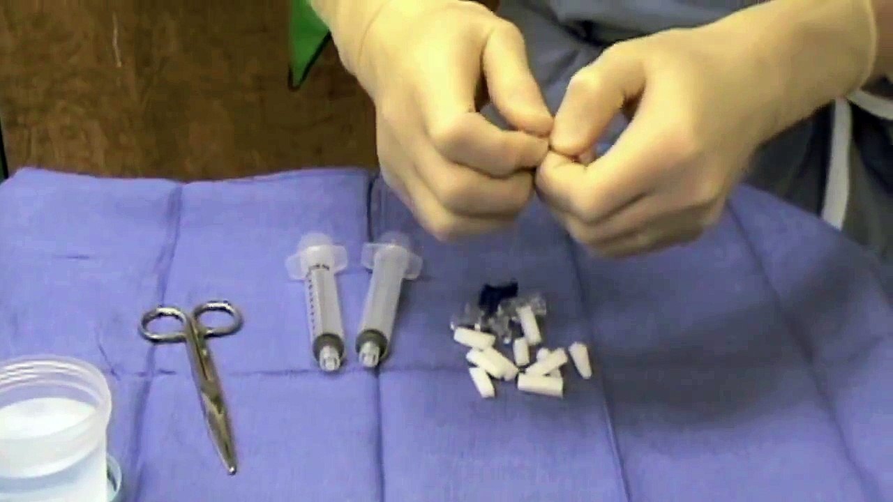 How to Prepare Gelfoam Torpedoes and Slurry video Dailymotion