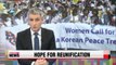 Women activists cross DMZ to call for peace on Korean peninsula