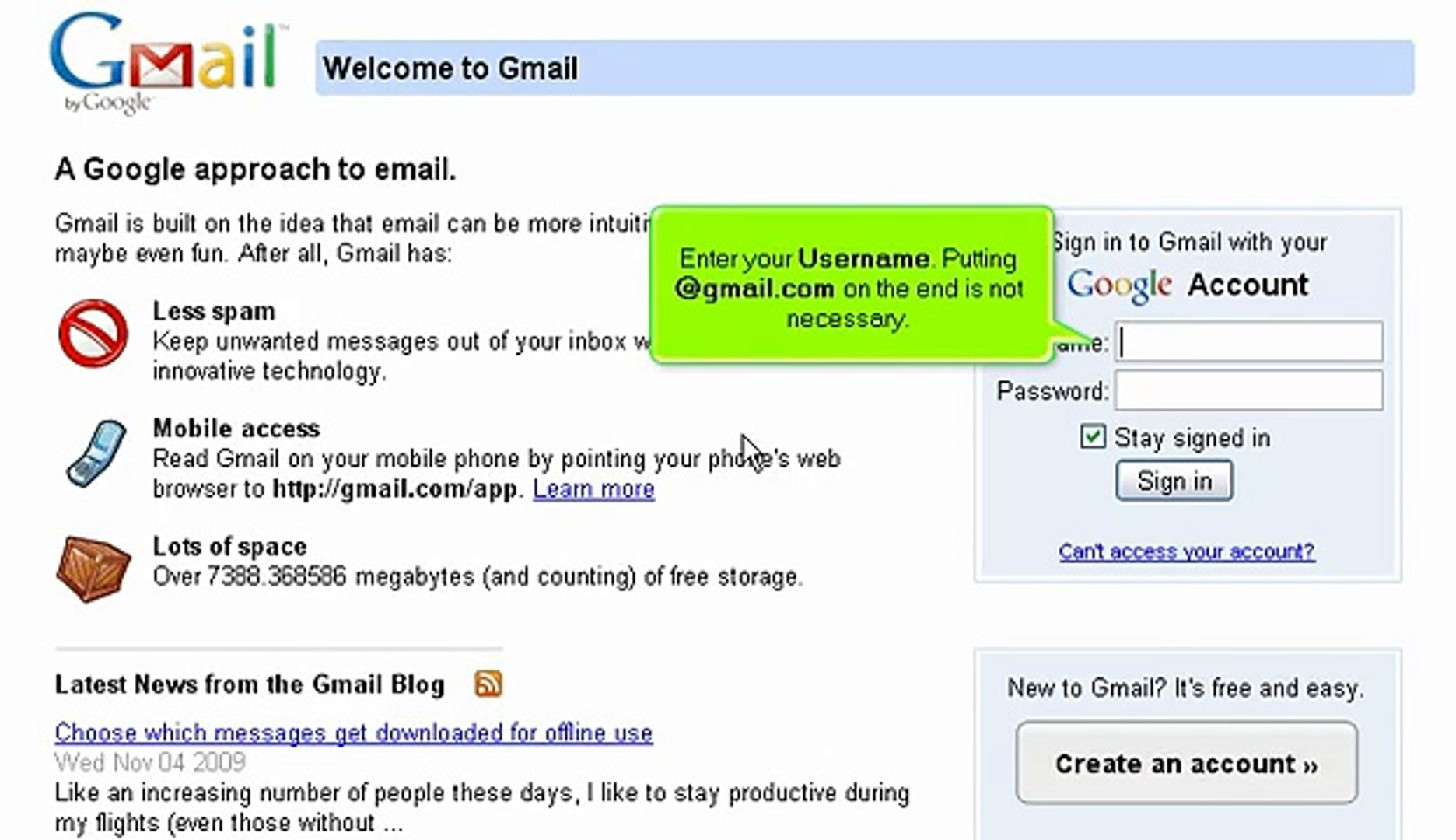 How to login to Gmail with your Google Account