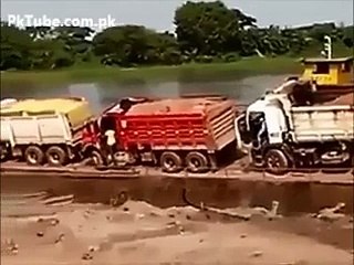 Dumpers Fall into the River