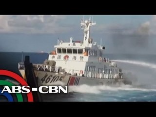 Download Video: China fires water cannon at Vietnamese ship