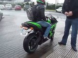 Kawasaki Ninja zx6r con Jardine exhaust