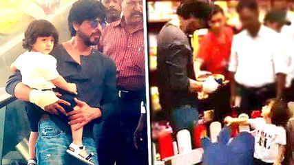 Shahrukh-AbRam Day Out | SPOTTED At Mall
