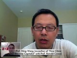 Interview with Ning Wang re passing of Prof Ronald Coase, Nobel Economist, 1910-2013