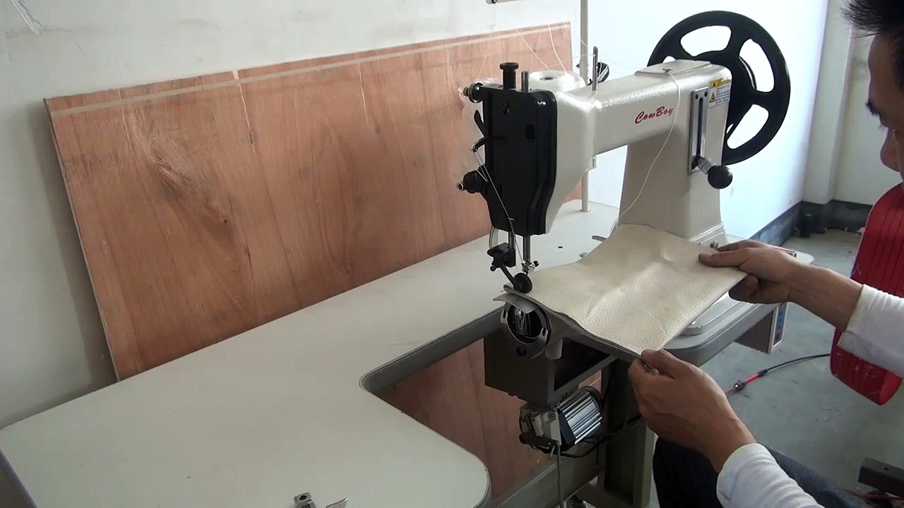 Leather sewing machine