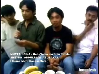 Tausug - KABA'TALAN sin SHIA - "Mutta Zinah" Sheykh Abdulbaqi Abubakar