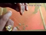 Aari / Zari Hand Embroidery - Basic Chain Stitch tutorial