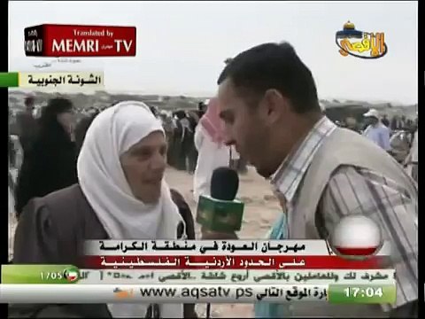 92-Year-Old Palestinian Woman: Palestinians Should Massacre Jews Like We Massacred Them in Hebron