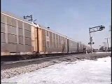 Vintage Grand Trunk Western Trains In Chicago 1989