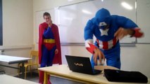 Superman & Captain America à la FAC de Blois