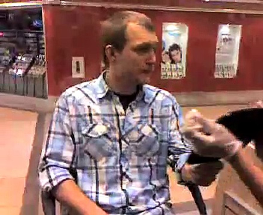 Grown Man Getting his ears pierced at the mall