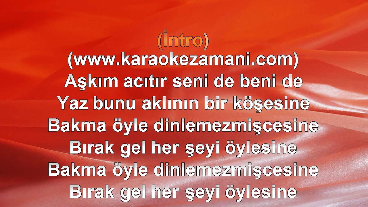 Gamze Akın - Hadi Gel - 2011 TÜRKÇE KARAOKE