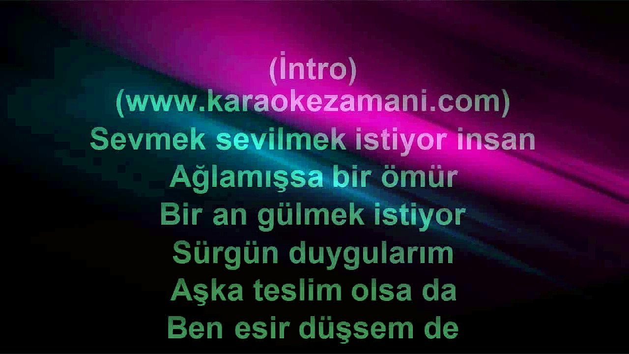 Gamze Akın - İksir - 2011 TÜRKÇE KARAOKE