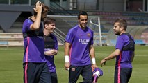 FC Barcelona training session: Preparation begins for the Cup final