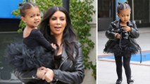 Kim Kardashian Dresses Her Little Princess North In A Black Tutu For Dance Class