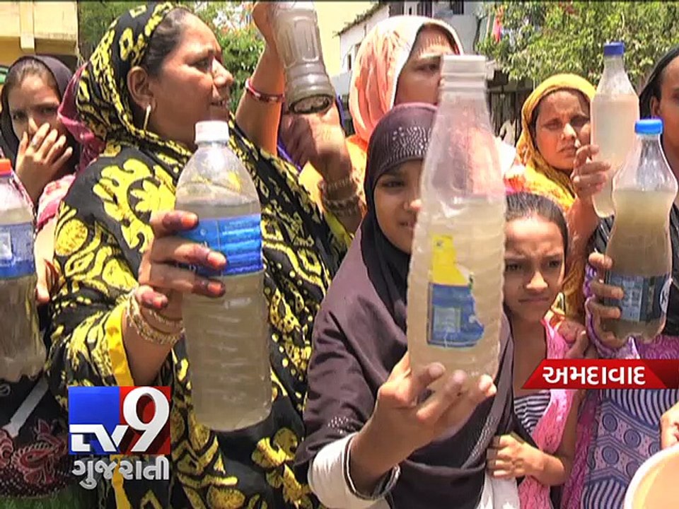 Contaminated water worries residents, Ahmedabad - Tv9 Gujarati