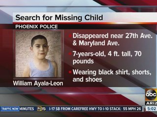 Missing Phoenix boy last seen on Sunday night