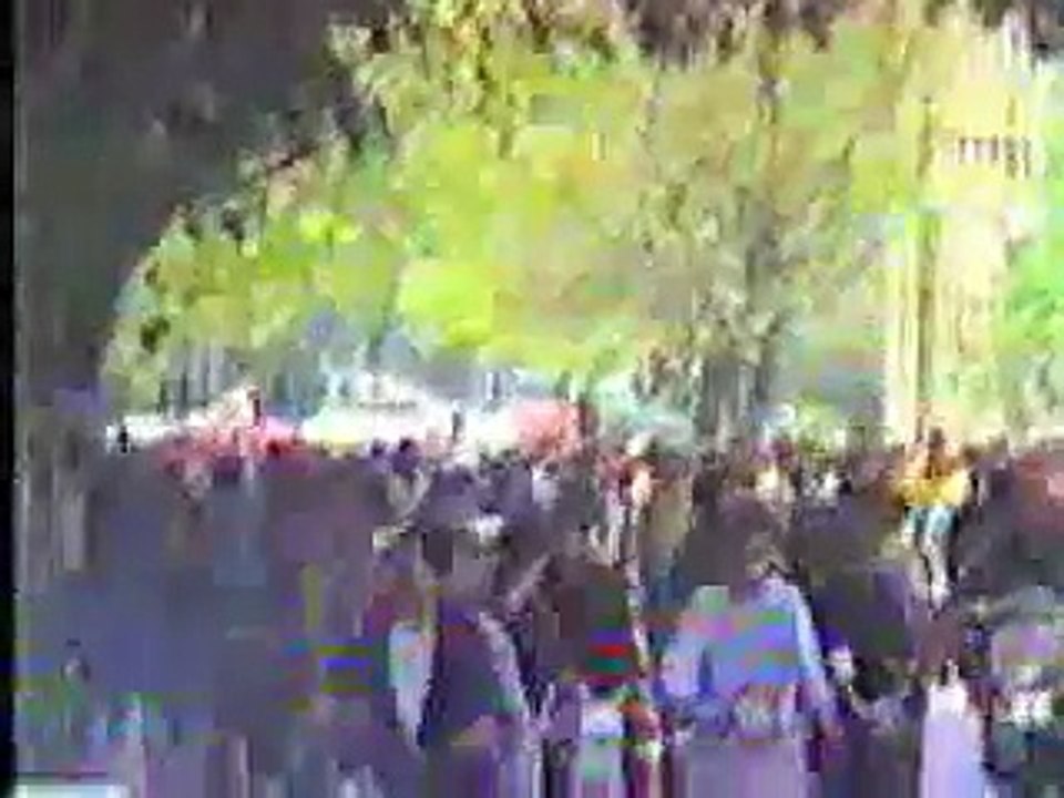 10.05.1987 Torcida stize u Split finale kupa Hajduk-Rijeka