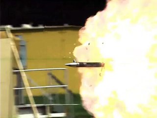 Slow motion Tank shot