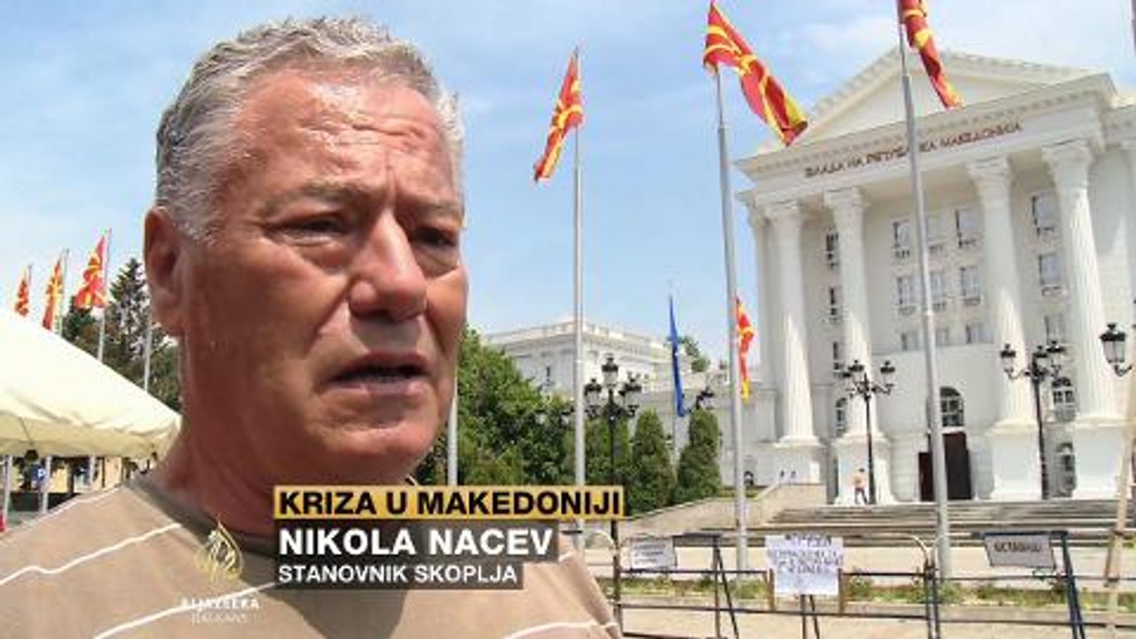 Šatori u centru Skoplja