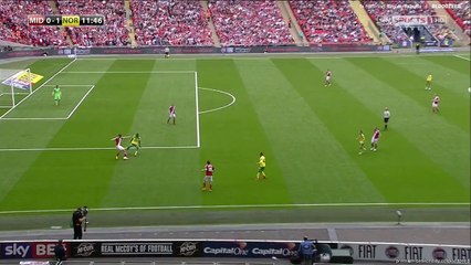 0-1 Cameron Jerome Goal - Middlesbrough vs Norwich City 25.05.2015