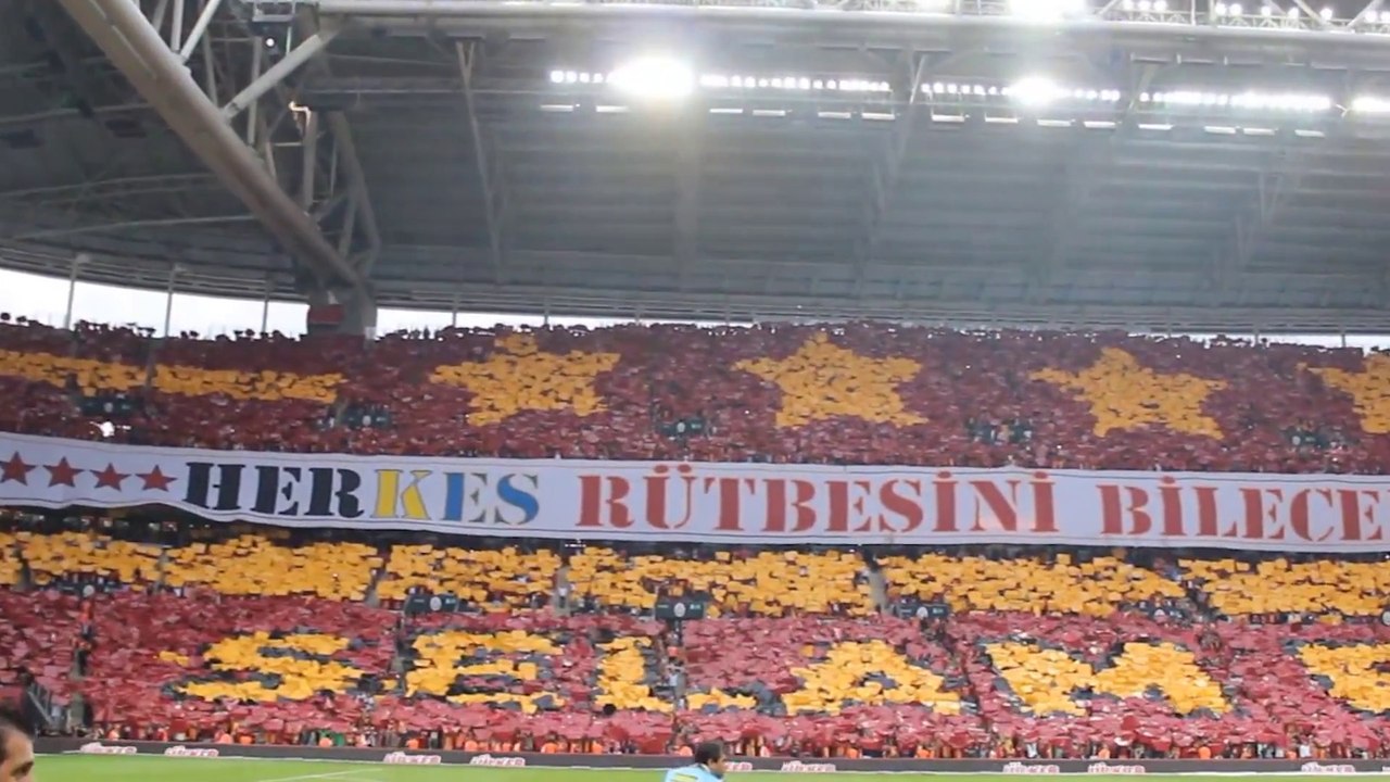 Galatasaray Beşiktaş Kareografi Tribün Çekim