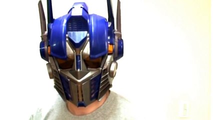 Optimus Prime Voice Changing Helmet Demo
