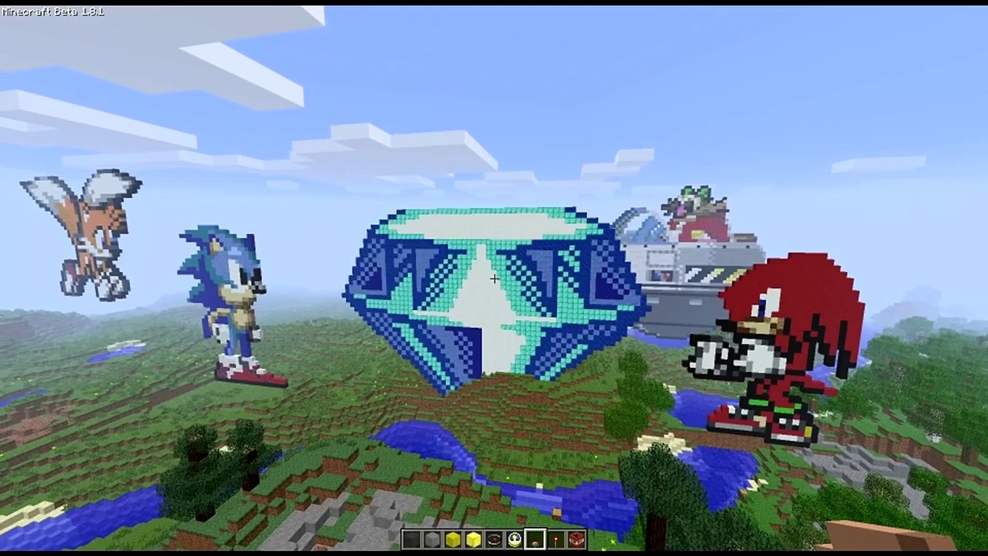 SBT no Minecraft - O INCRÍVEL PIXELART do SONIC! - Vídeo Dailymotion