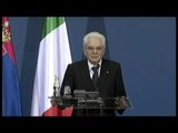Serbia - Dichiarazioni alla stampa del Presidente Mattarella  (25.06.15)