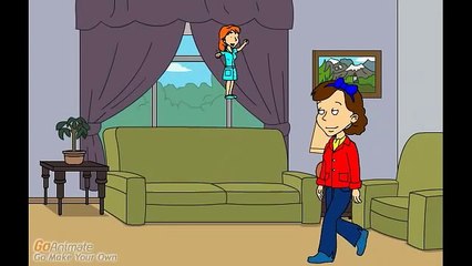 Rosie jumps on the couch and gets grounded