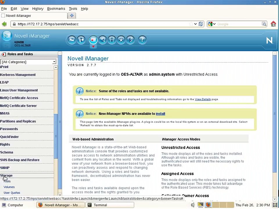 Novell Open Enterprise Server (OES) 2015 and Active Directory Demo