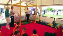 Colin Montgomerie in the Golf Roots Marquee at Golf Live