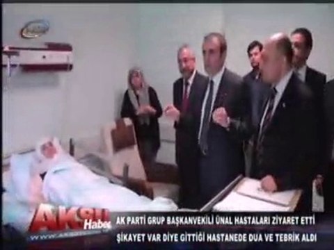 Grup Başkanvekili Mahir Ünal Kahramanmaraş Sütçü İmam Üniversitesi Tıp Fak. Hastanesini Ziyaret Ett