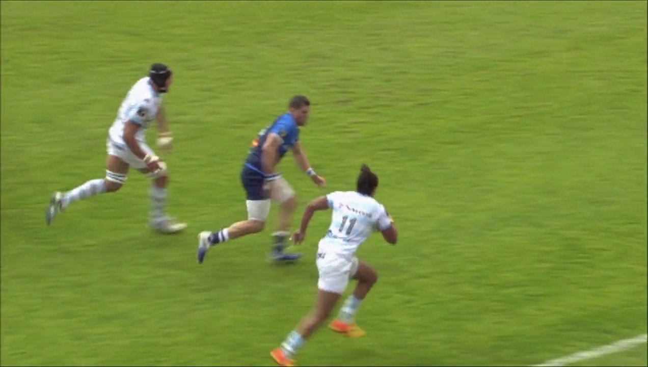 TOP14 - Racing Métro 92 - Castres: Essai Teddy Thomas  (RM92) - J26 - Saison 2014/2015