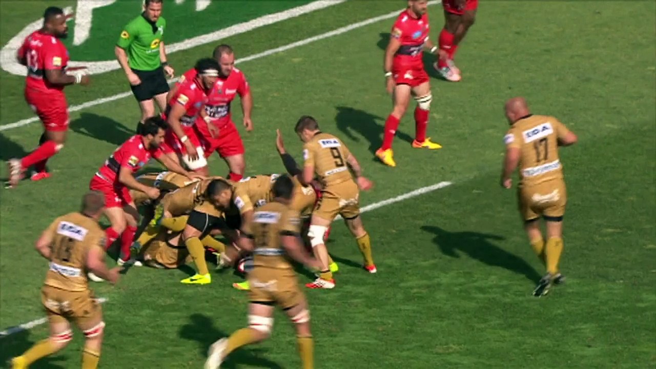 TOP14 - Toulon - Oyonnax: Essai Jody Jenneker  (OYO) - J26 - Saison 2014/2015