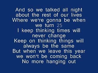 vitamin C - Graduation (Friends Forever)lyrics