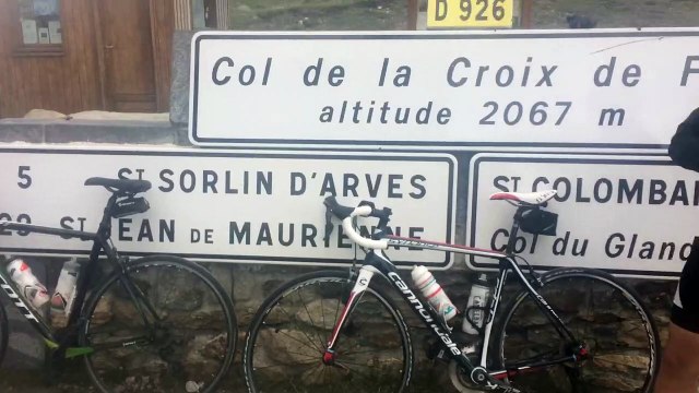 Sommet col de la croix de fer vélo mai 2015 ouverture