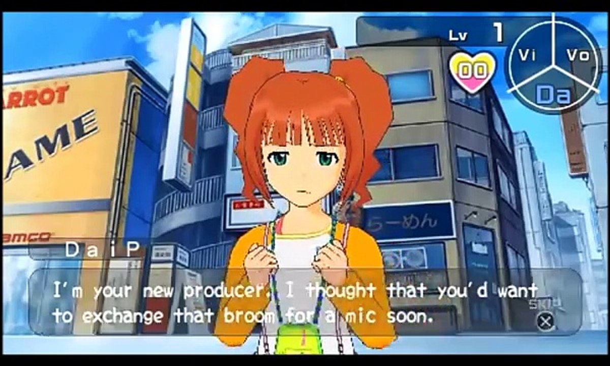 [PSP] THE IDOLM@STER SP (Yayoi) Gameplay