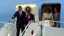 G8 Summit: President Obama arrives in Northern Ireland